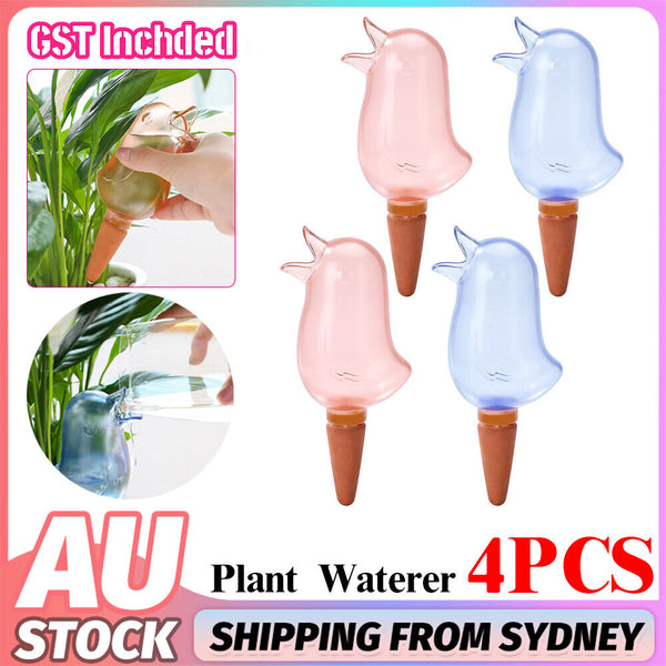 4PCS Plant Self Watering Spikes Pot Drip Irrigation Garden Tool Plant Waterer AU