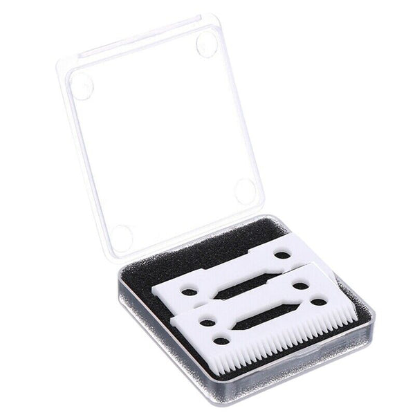 2x Clipper Blades Ceramic Cutter Blade Magic Clip 2 Holes For Wahl High quality