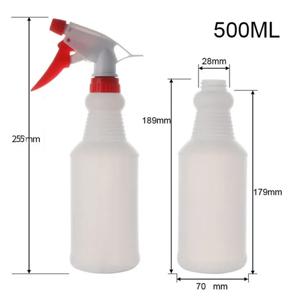 3x 500ml Spray Bottle Water Garden Plant Flower Trigger Plastic Dispenser 2Color