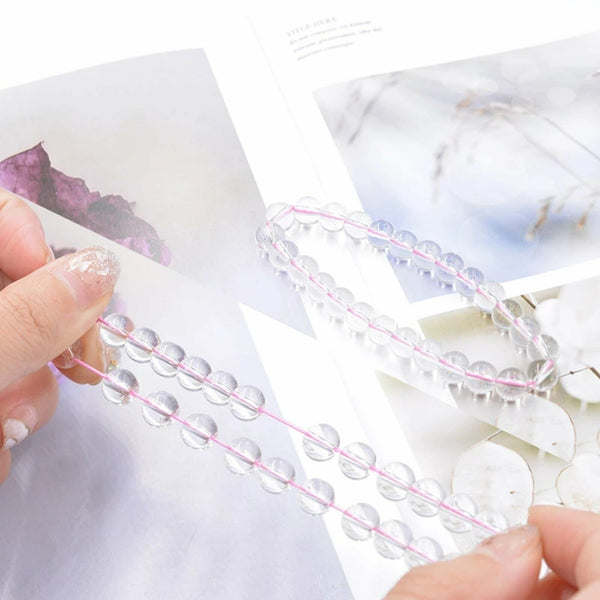 4 roll Elastic Stretch Thread colourful String Cord Bead Necklace Bracelet 0.8mm