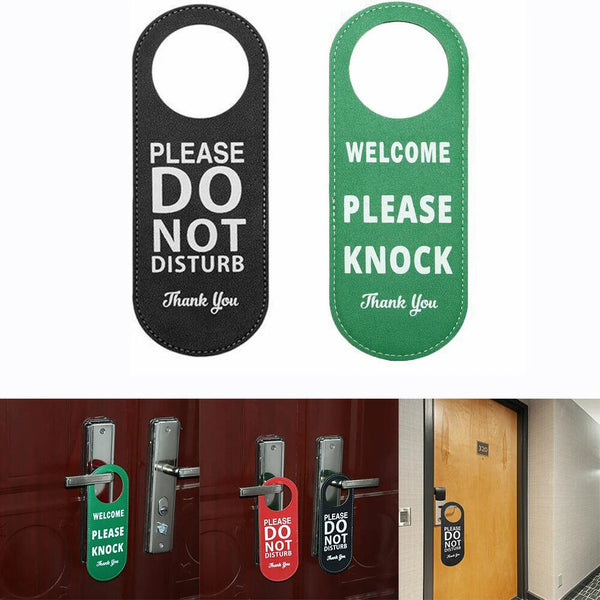 Door Hanger Tags Do Not Disturb Signs Door Knobs Hanger Pendant Cleaning Label