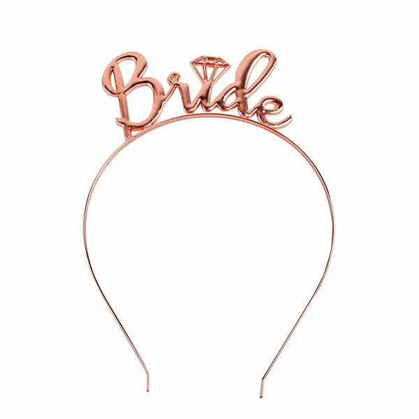 One Set Bride To Be Sash & Tiara Crown Bridal Shower Hen Night Party Decoration