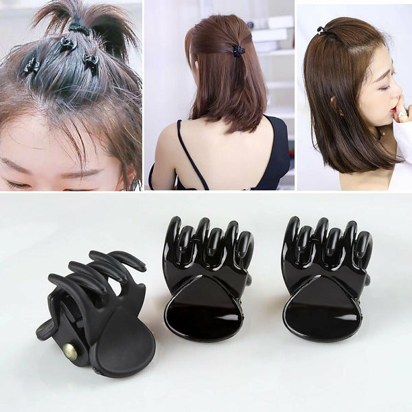 Women Hair Claw Clips Small Plastic Clamps Girls Kids Style Accessory