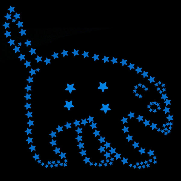 100-200Pcs Home Wall Glow In The Dark Stars Stickers Baby KIDS Decal Luminous AU - Lets Party