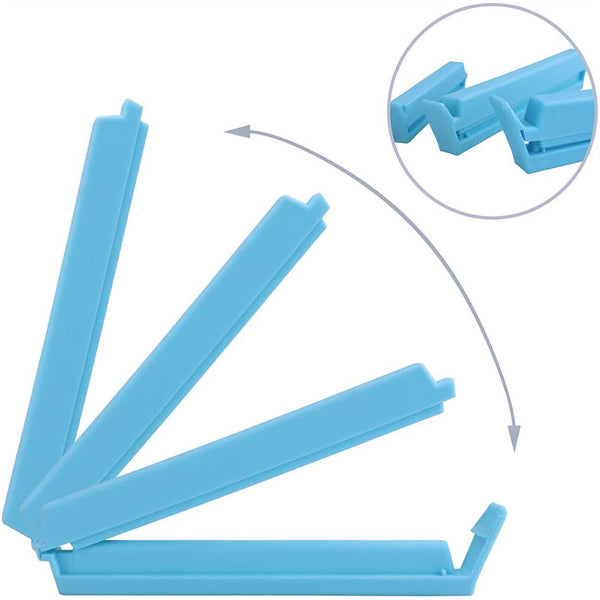 Plastic Food Storage Bag Sealing Clips Locks Mixed Color Sizes Large