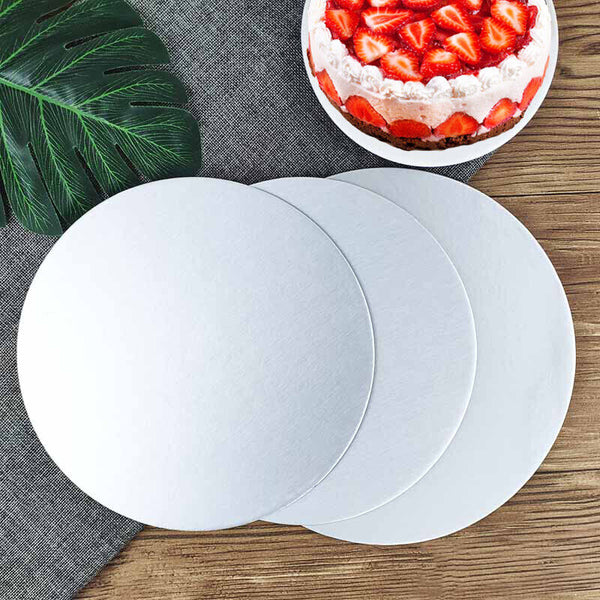 6-8-10 inch Cake Board Siliver Round Thick Cake Boxes Boards Party Wedding AU