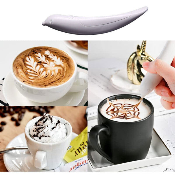 Electrical Latte Art Pen For Coffee Cake Spice Pen Decor Cake Carving Coffee AU