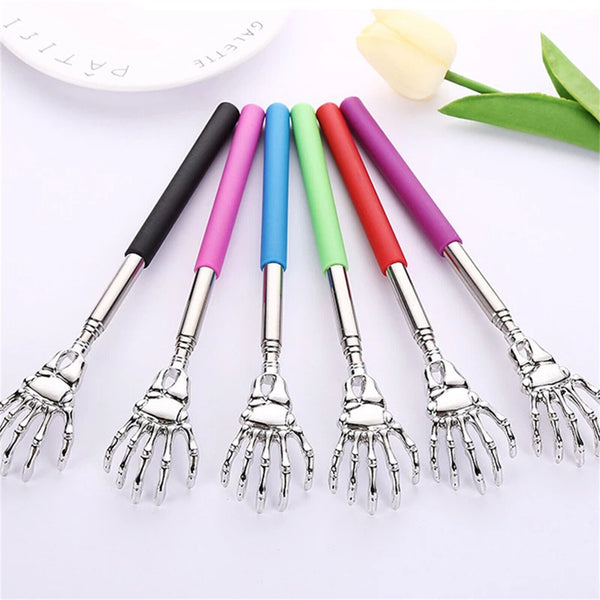 Extendable Back scratcher metal claw telescoping backscratcher massager extend - Lets Party