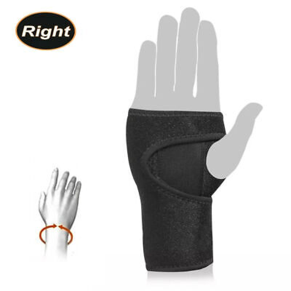 Steel Wrist Support Strain Brace Splint Carpal Tunnel Syndrome Sprain B