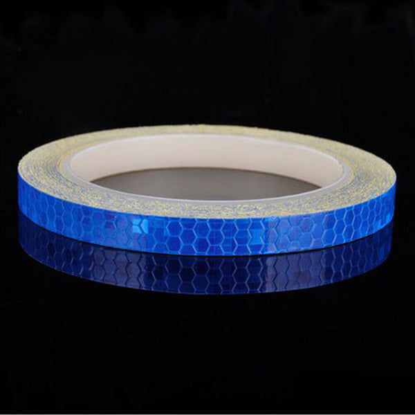 8 M Reflective Tape Adhesive Sticker Strip Glow in the Dark Bike Car Truck Decal