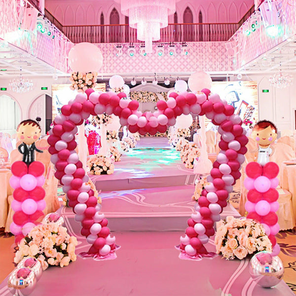 2.3x2.2M Love Heart Arch Stand Balloons Column Party Stage Wedding Aisle Decor