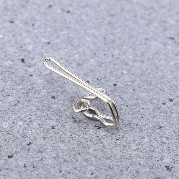 Curtain Gathering Hooks Rings Pencil Pleat Small Metal Gather Hooks Pinch Pleat