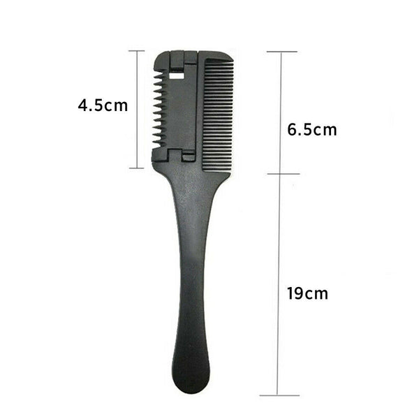 Double Side Hair Razor Thinning Comb Layer Shaaper Cutting Comb Razor Blades AU - Lets Party