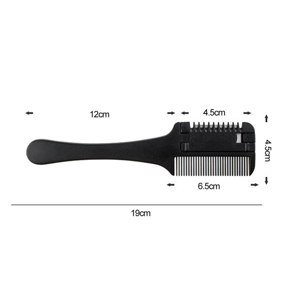 Professional Hairdressers Razor Comb Razor DIY Hair Cutting Thinning Trimmer - Lets Party