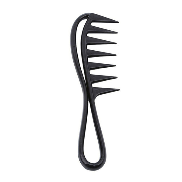 Wide Tooth Shark Hair Comb Detangler Curly Hair Hairdressing Massage Hair Brush - Lets Party