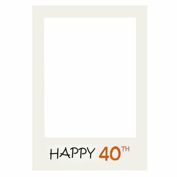 18th 30th 40th Photo Booth Props Picture Frame Wedding Birthday Party Decoration - Lets Party