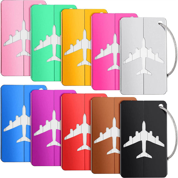 9PCS Luggage Tags Luggage Straps Set Adjustable Suitcase Straps Suitcase Travel