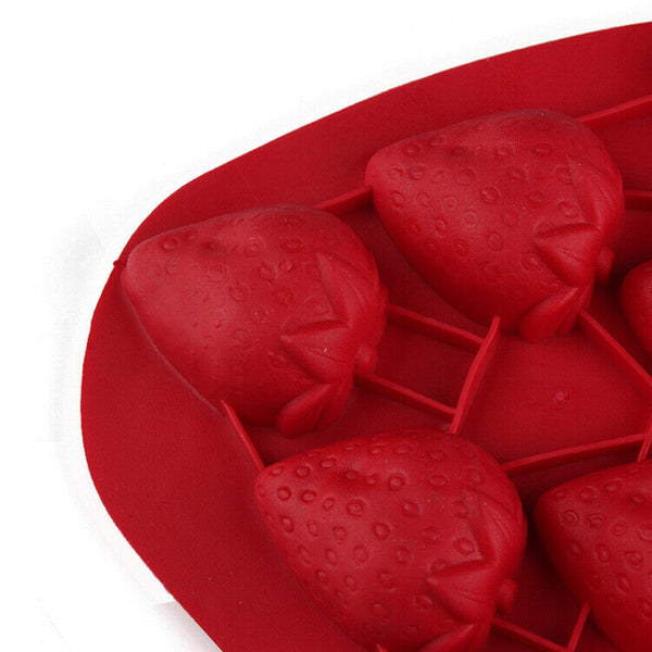 Strawberry Cookies Chocolate Cake Mold Baking Mould Ice Cube Tray Jelly Mold AU