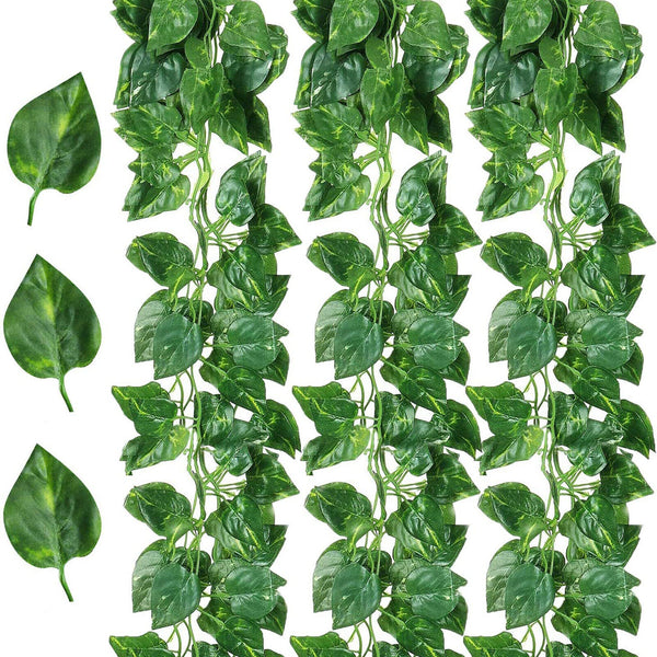 12X 2M Fake Artificial Ivy Vine Foliage Flowers Hanging Leaf Garland Plant Party