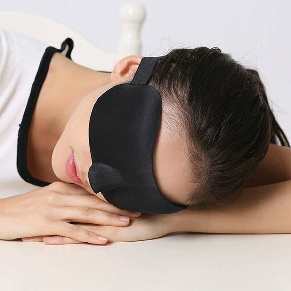 3D Sleeping Eye Mask Blindfold Sleep Travel Shade Relax Cover Light Blind
