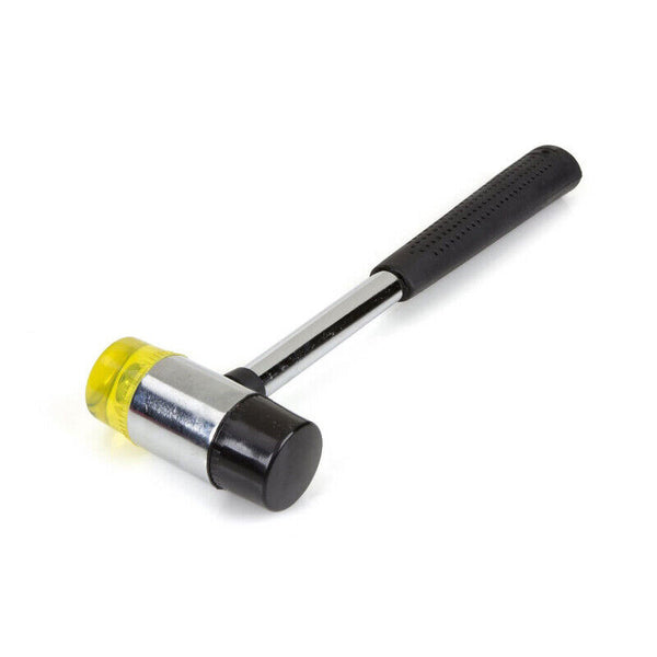 25MM Rubber Mallet Soft Face Hammer Double Side Grip Handle Shaft DIY No Harm AU