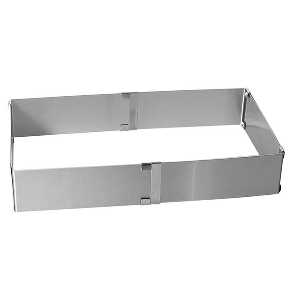 15-28cm Adjustable Mould Home Ring Stainless Steel Baking Square Form Cake Mold