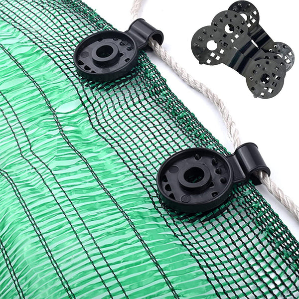 Shade Cloth Plastic Clips Round Plastic Black Clips for Sun Shade Kit