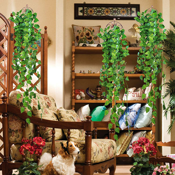 2X Artificial Ivy Vine Fake Foliage Hanging Leaf Garland Plant Party Decor 96CM