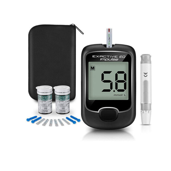 Blood Glucose Monitor Diabetes Testing Kit Blood Sugar Meter with 50 Test Strips