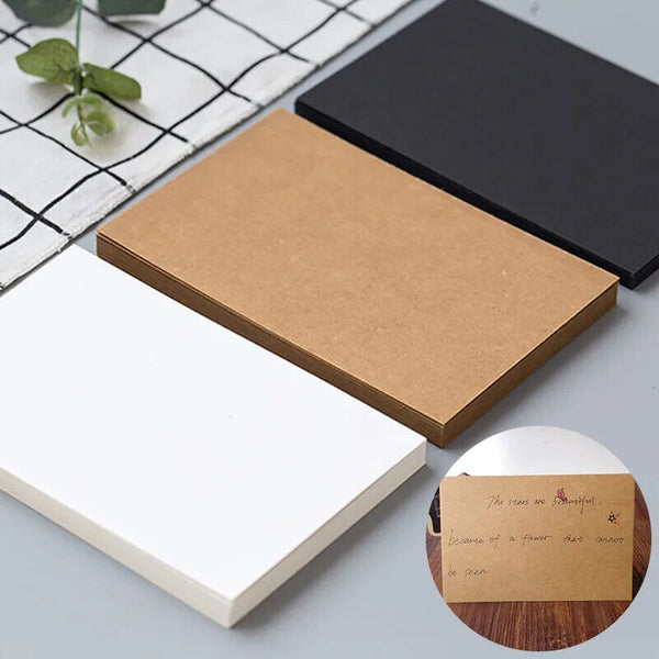 20-60x Blank Flat Cards Thick Card Stock 300gsm Artist Handmake Paper 100*148mm