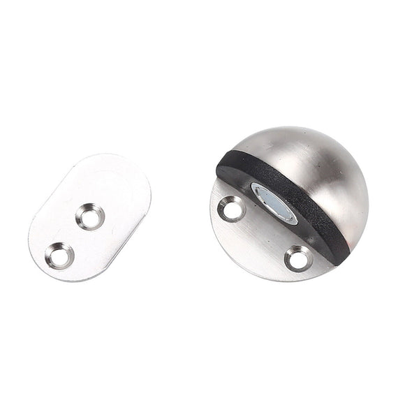 2/4/8PCS Stainless Steel Magnetic Door Stopper Anti-Collision Floor Stop Holder
