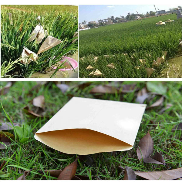 100PCS Mini Kraft Paper Seed Packets Garden Home Storage Bags Envelopes Bags NEW