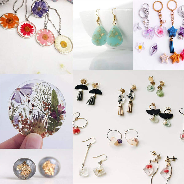 213 Silicone Resin Moulds Mold Jewelry Earring Pendant Casting Craft DIY Kit Set