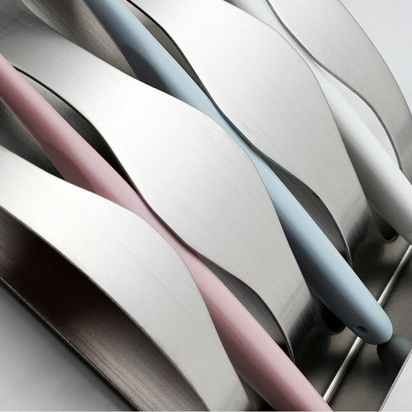 Toothbrush Wall Mount Holder Stainless Steel Suction Cups Bathroom Organizer - Lets Party