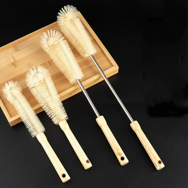 4Pcs Long Handle Bottle Cup Cleaning Brush Brew Scrubbing Kitchen Cleaner Washer