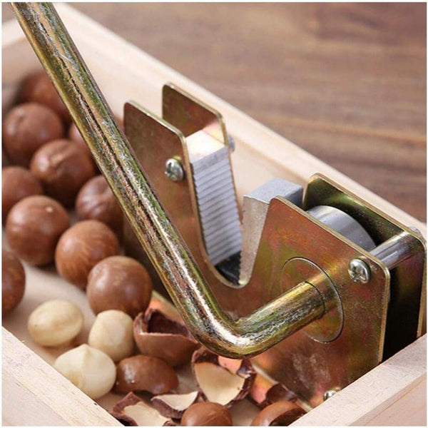 Macadamia Opener Peeling Machine Walnut Tool Nut Cracker Handle Multipurpose AUS