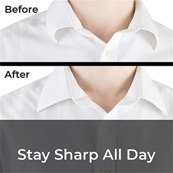 10PCS Shirt Collar Stays Stainless Steel Stiffener Metal Men Long Tie 55mm 64mm