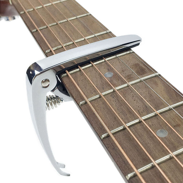 2x Alloy Guitar Capo Quick Change Release Trigger Clamp for Guitar Ukulele Bass