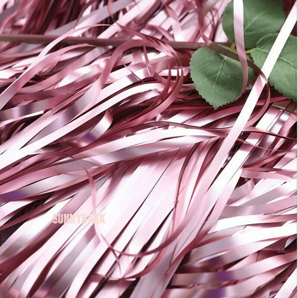 2M Matt Foil Metallic Fringe Tinsel Curtain Backdrop Door Wedding Birthday Party