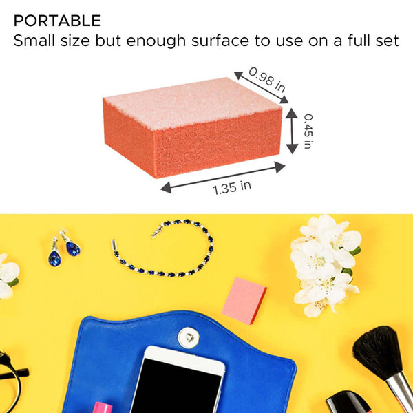 10X New Nail File Buffer Block Sanding Sponge Acrylic Nail Art Buffing Block New