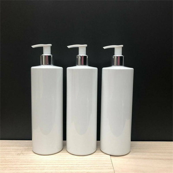 10PCS 500mL Empty Lotion Pump Bottles Shampoo Soap Dispenser Refillable Bathroom