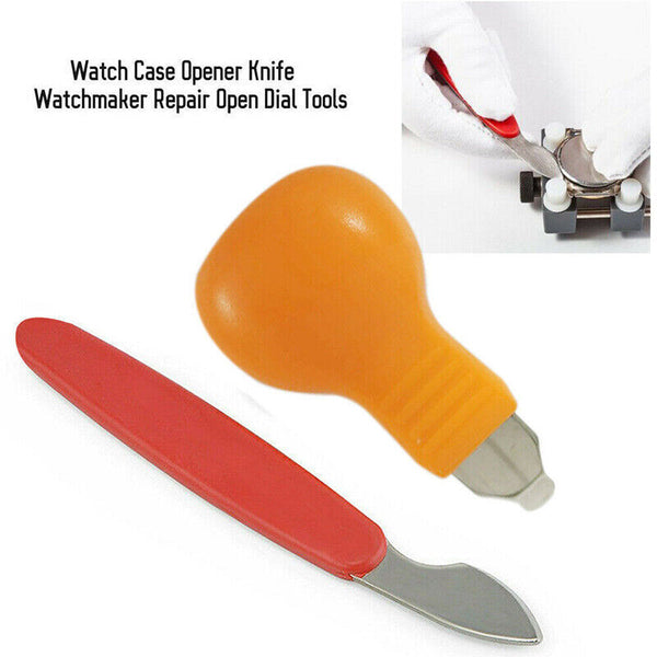 2X Watch Back Case Cover Remover Battery Opener Pry Lever Snap Repair Tool Kits