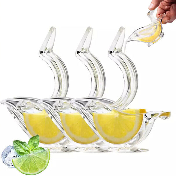1-3Pcs Manual Lemon Squeezer Acrylic Clip Orange Fruit Hand Juicer Home Kitchen