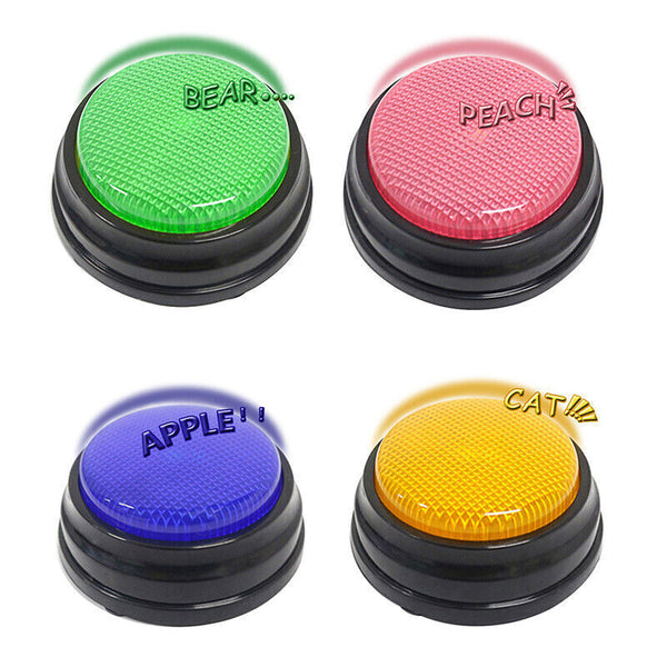 Pet Starter Recordable Talking Speaking Buttons Dog Training Communication Toys