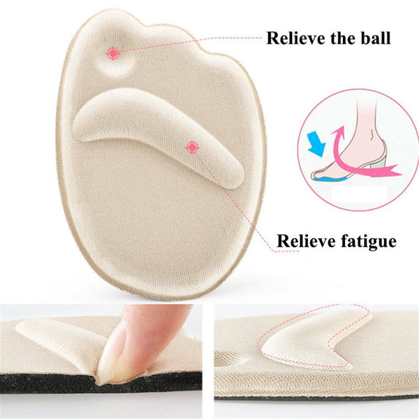 Memory Foam Half Insoles Cushion Shoe Insole Heel Pads Inserts Heel Women AU