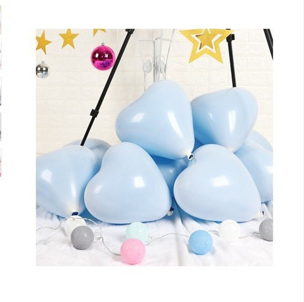 up to 100pcs Macaron Balloon 25cm Heart Latex Balloons Party Wedding Birthday