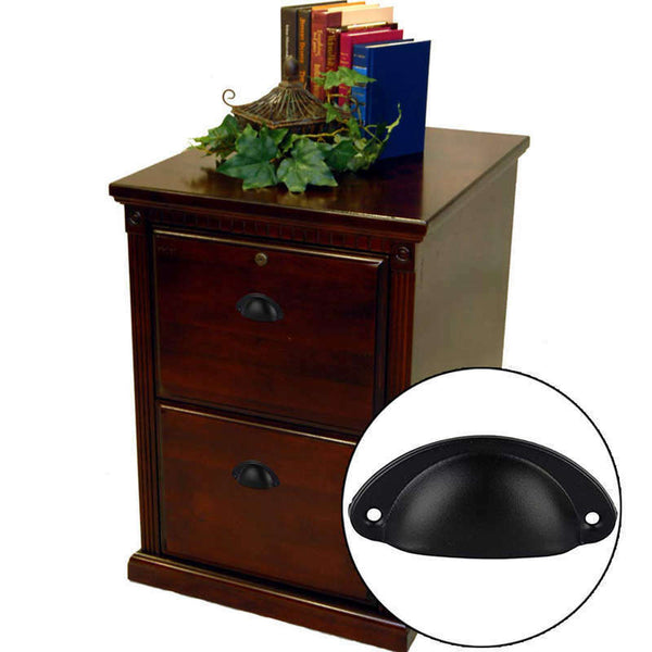 Cupboard Door Cabinet Cup Drawer Furniture Retro Antique Pull Shell Handle