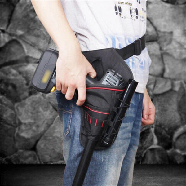 Heavy Duty Drill Holster Belt Pouch Bit Holder Hanging Waist Storage BagTool1-3x