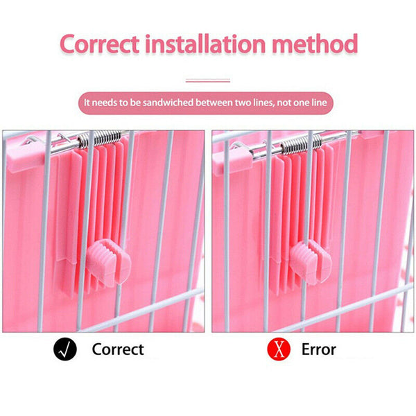 Pet Rabbit Hay Feeder Small Animal Hamster Pig Less Wast Hay Rack Corner Plastic