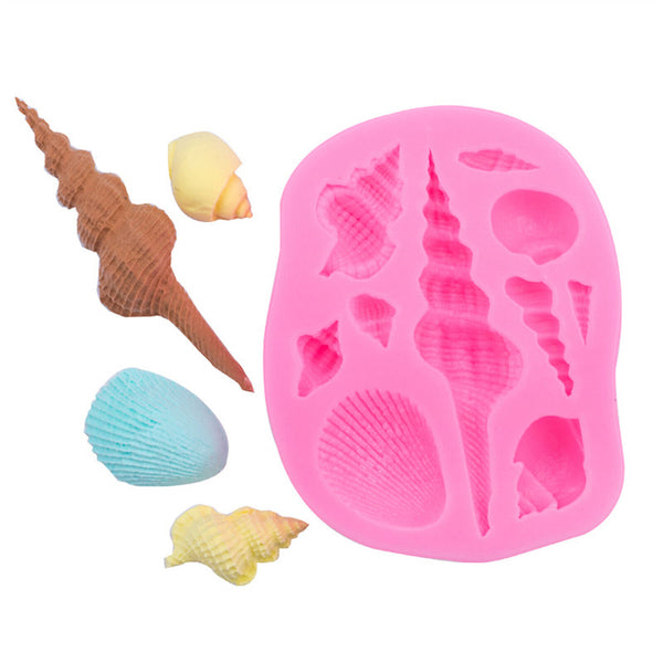 Sea Beach Nautical Animals Mermaid Silicone Fondant & Chocolate Mould Mold